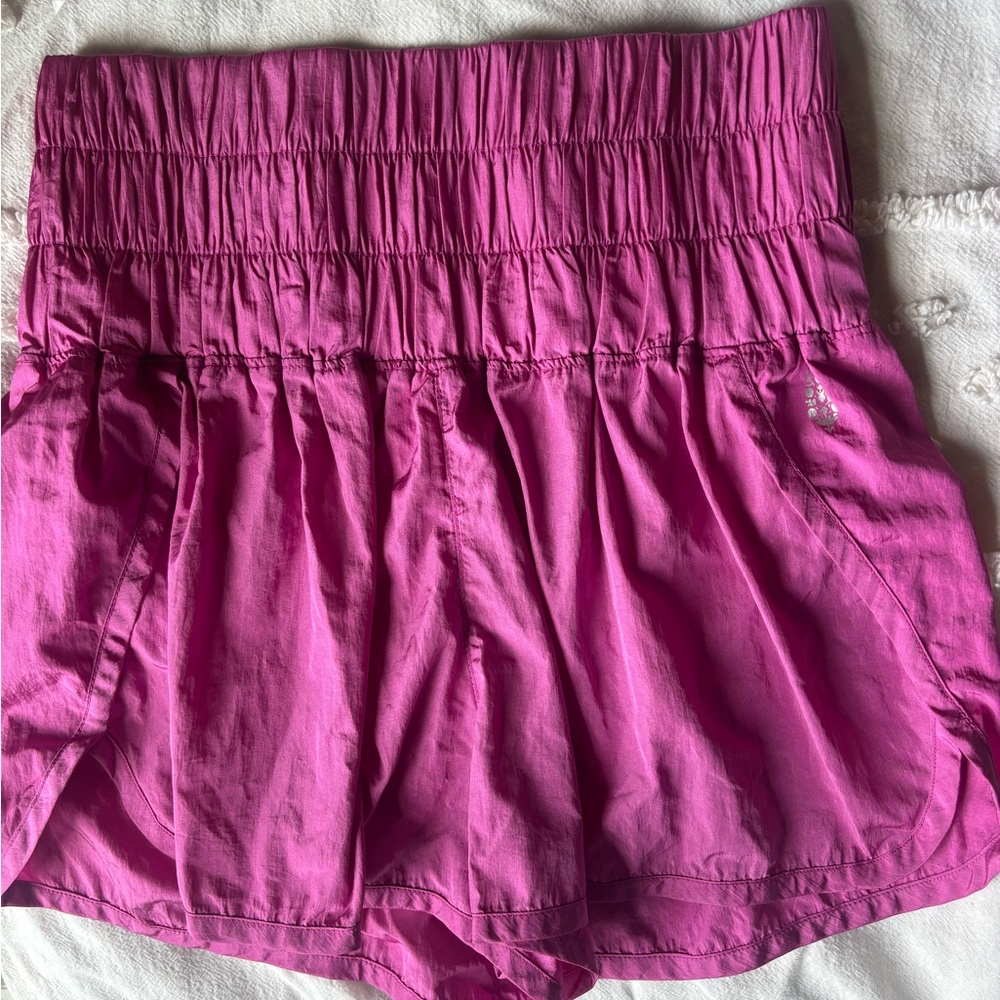 Vibrant Pink Women's Athletic Shorts
